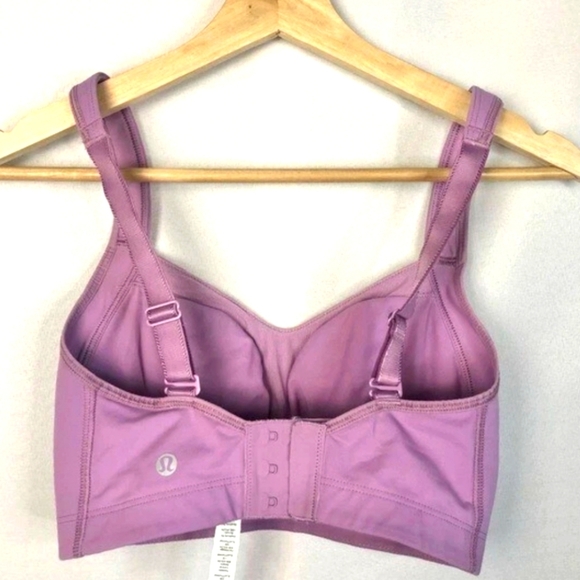 Lululemon Light Purple TaTa Tamer Clasp Back Sports Bra E34( B34 ) - Picture 2 of 10